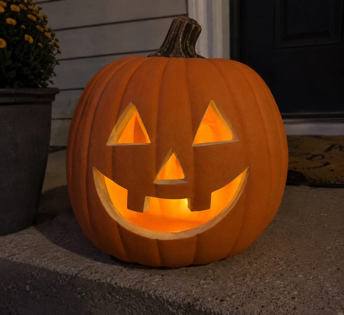 Hometown Hero pumpkin stencil