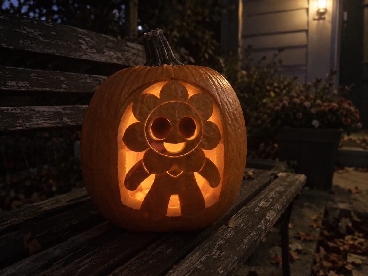 Dandy's World Flower Mascot Pumpkin