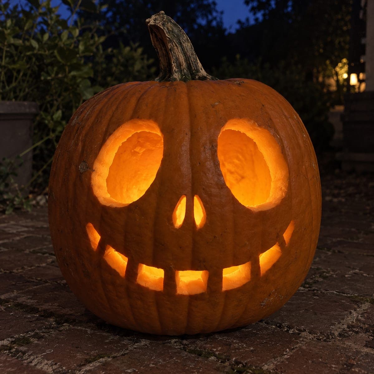 Skulls pumpkin carving ideas