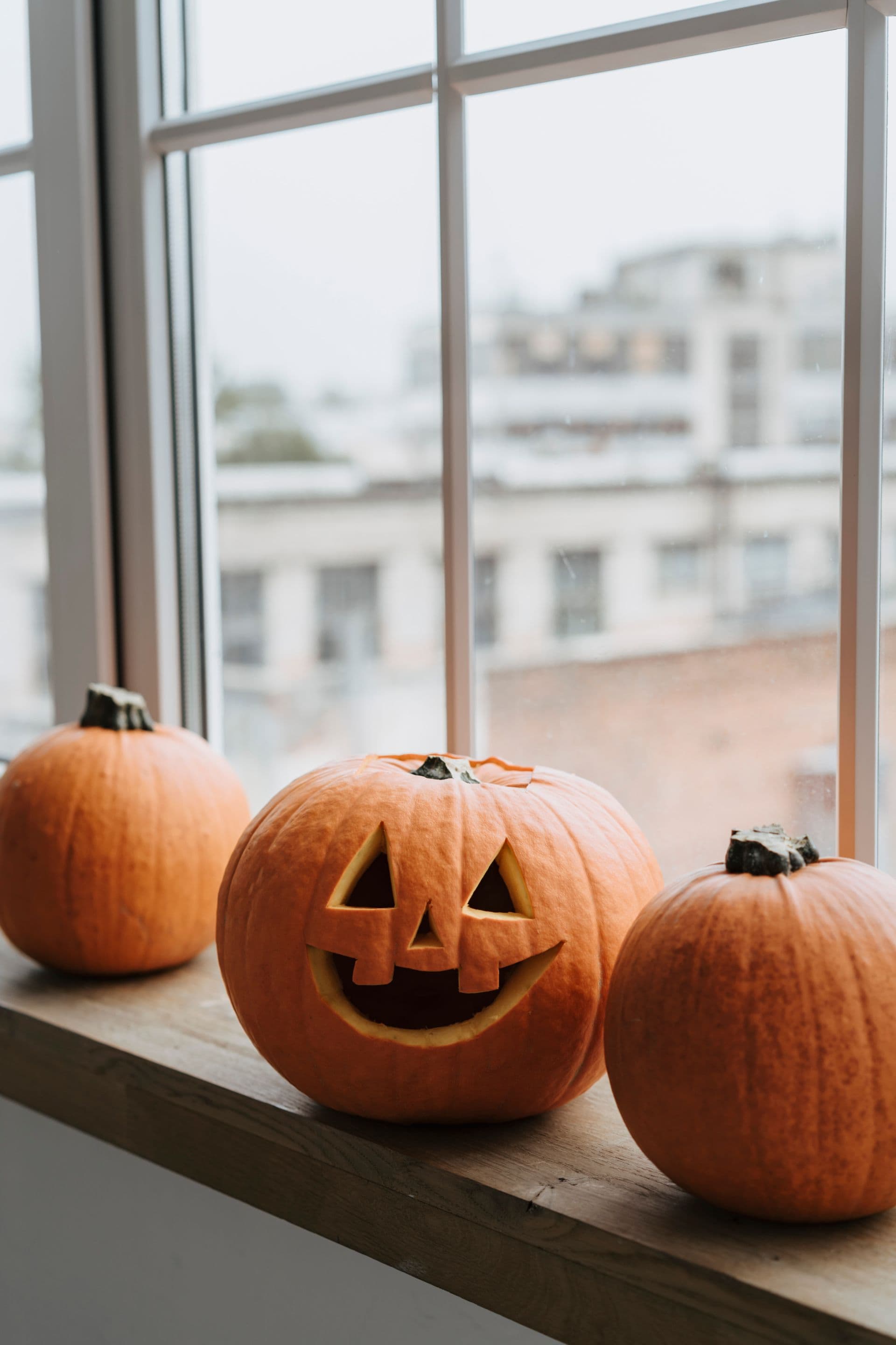 Happy Jack on the Windowsill pumpkin carving